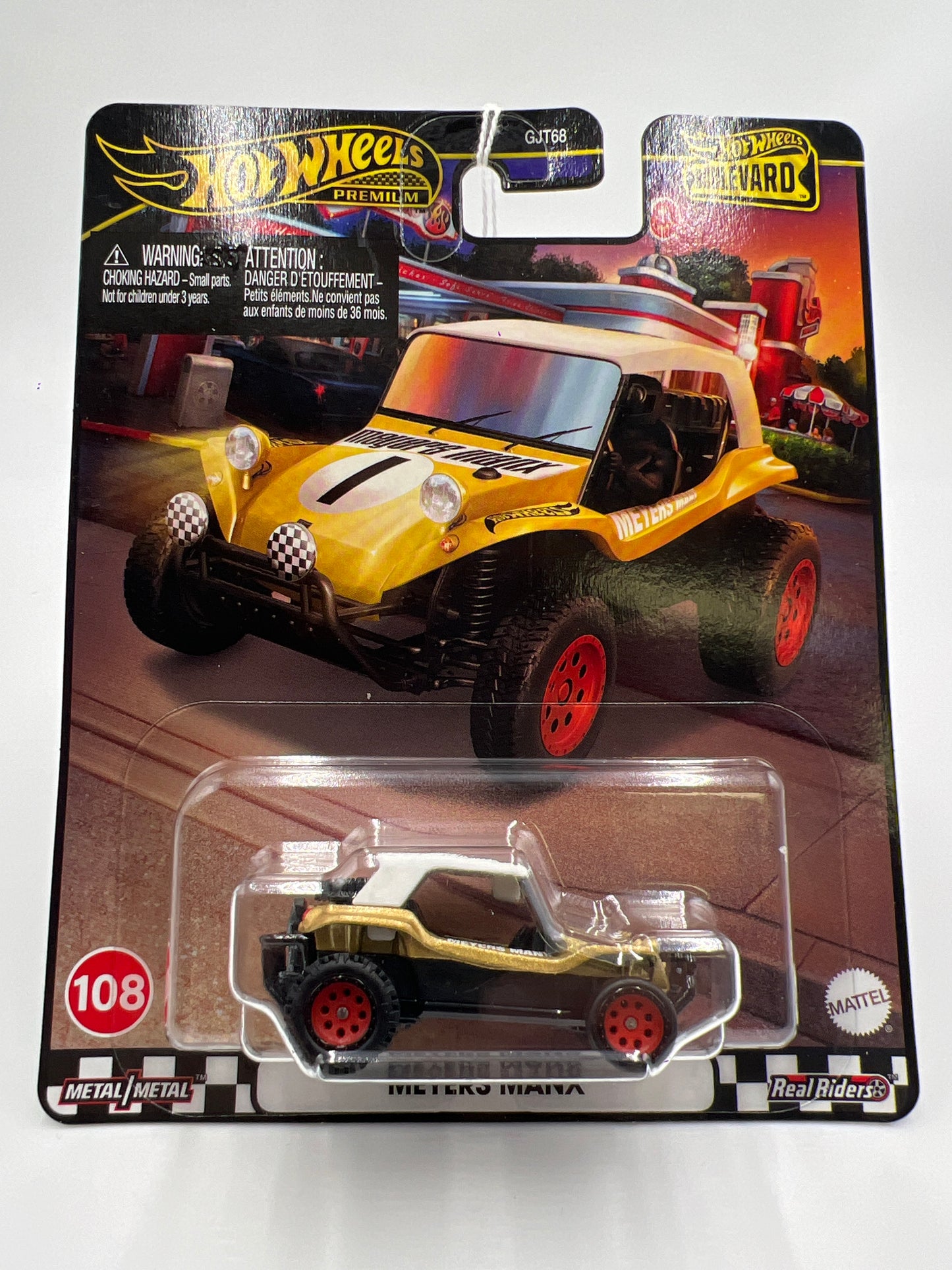 2024 Hot Wheels Boulevard #108 Meyers Manx Gold 261F