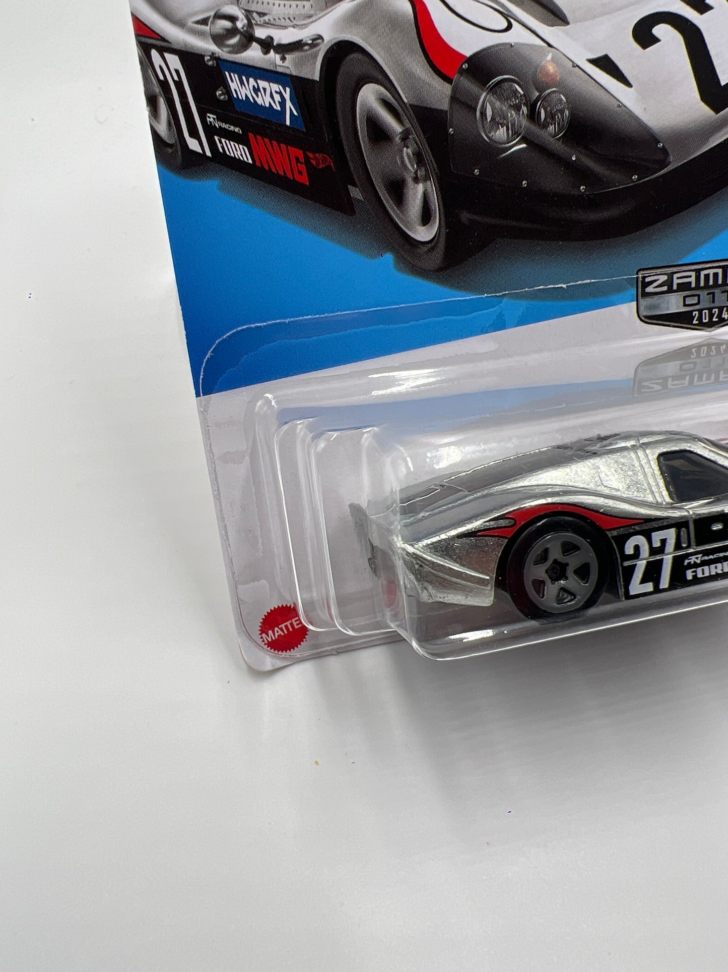 2024 Hot Wheels Q Case #220 Walmart Exclusive Zamac 011 67 Ford GT40 Mk.IV 147E