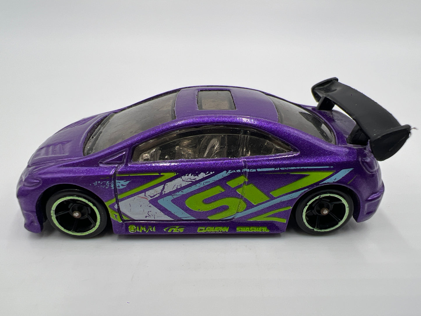 Hot Wheels 1/64 First Editions Honda Civic Si Purple Loose
