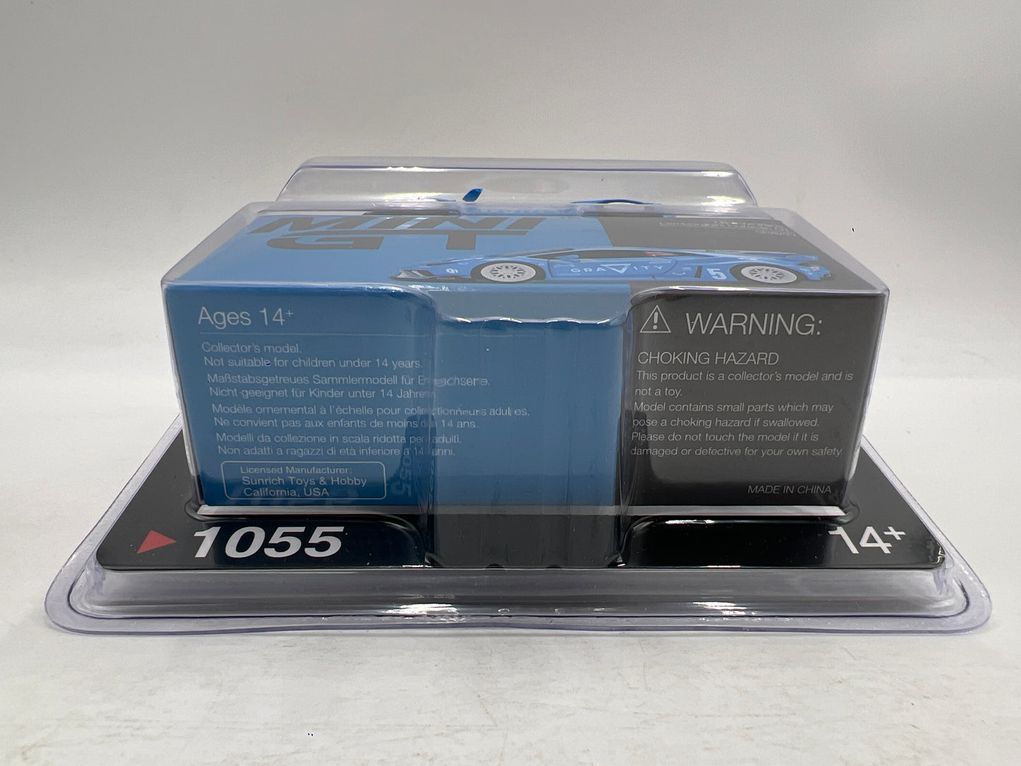 Mini GT #1055 LB Works Lamborghini Huracan GT Gravity Blue