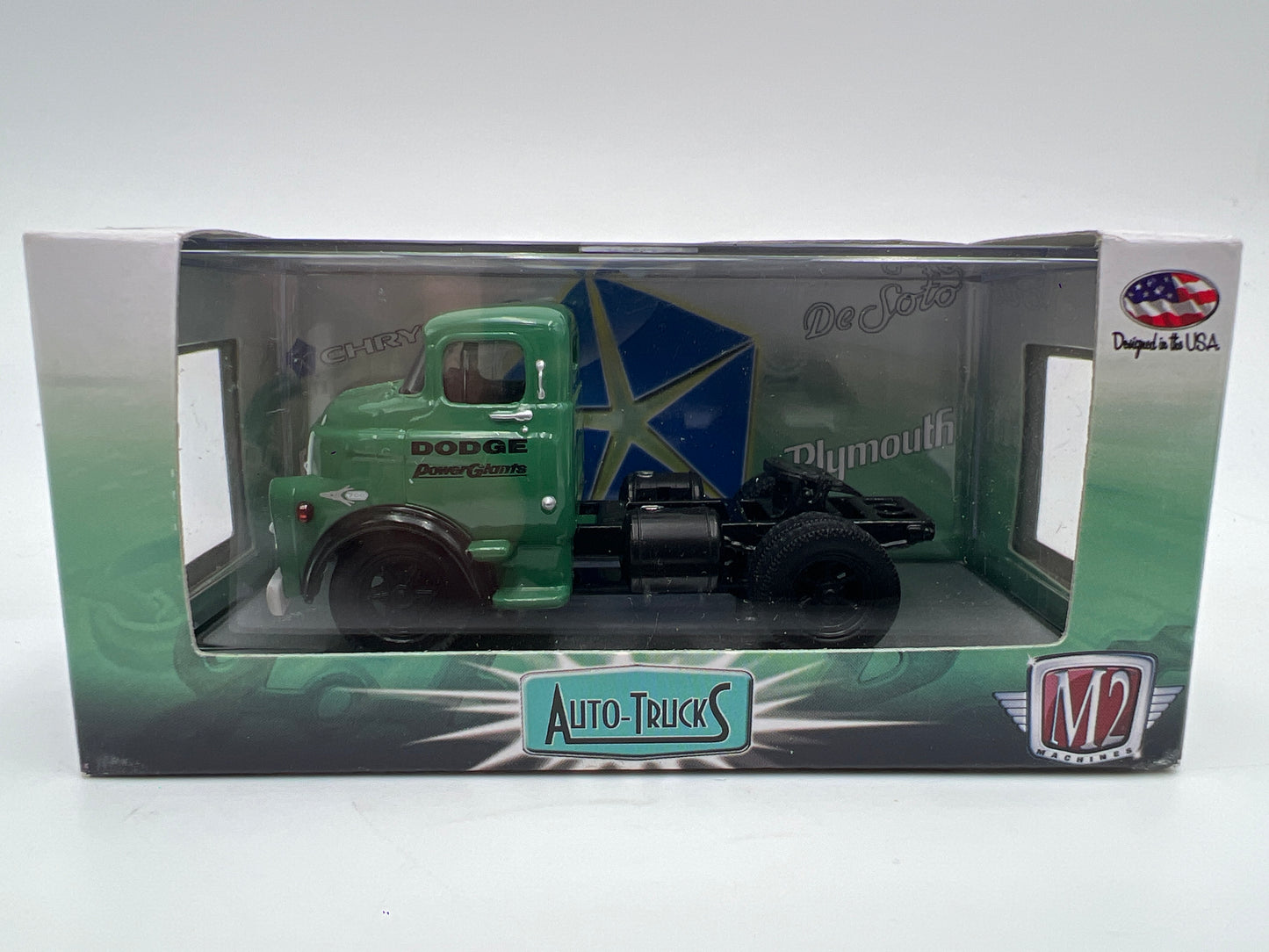 M2 Machines R24 Auto Trucks 1957 Dodge COE Green
