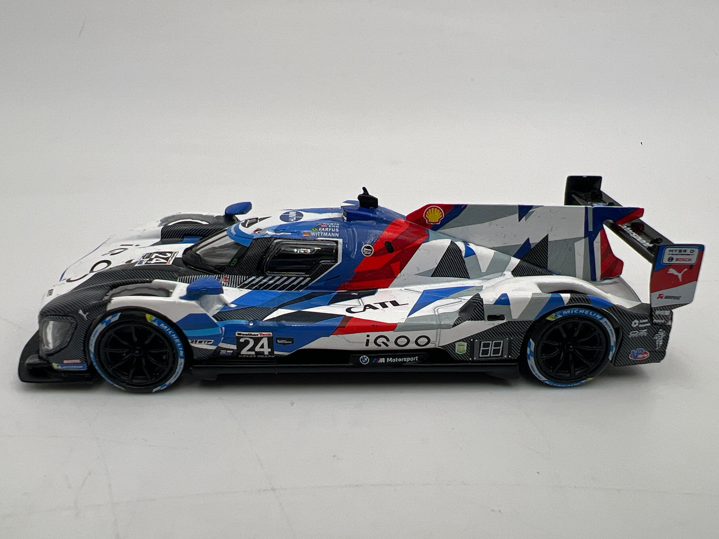 Mini GT #670 BMW M Hybrid V8 GTP #24 2023 IMSA Daytona 24 Hrs M Team RLL