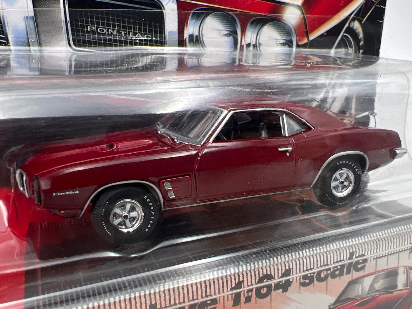 Auto World Vintage Muscle #3 1969 Pontiac Firebird Dark Red