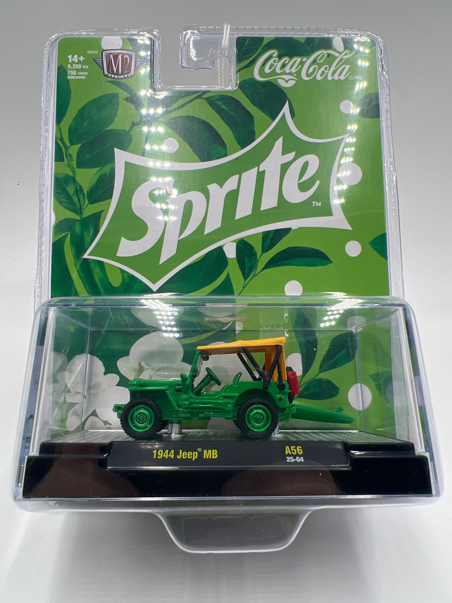 M2 Machines Coca Cola CHASE Sprite 1944 Jeep MB Green A56