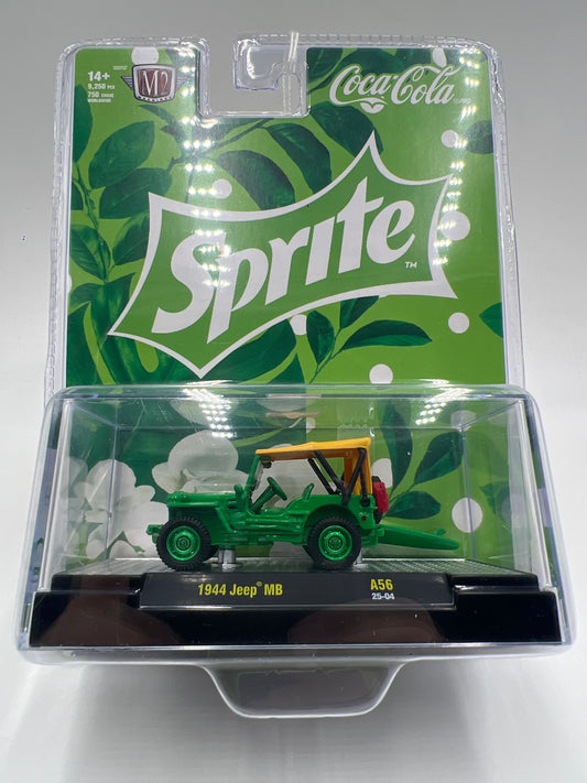 M2 Machines Coca Cola CHASE Sprite 1944 Jeep MB Green A56