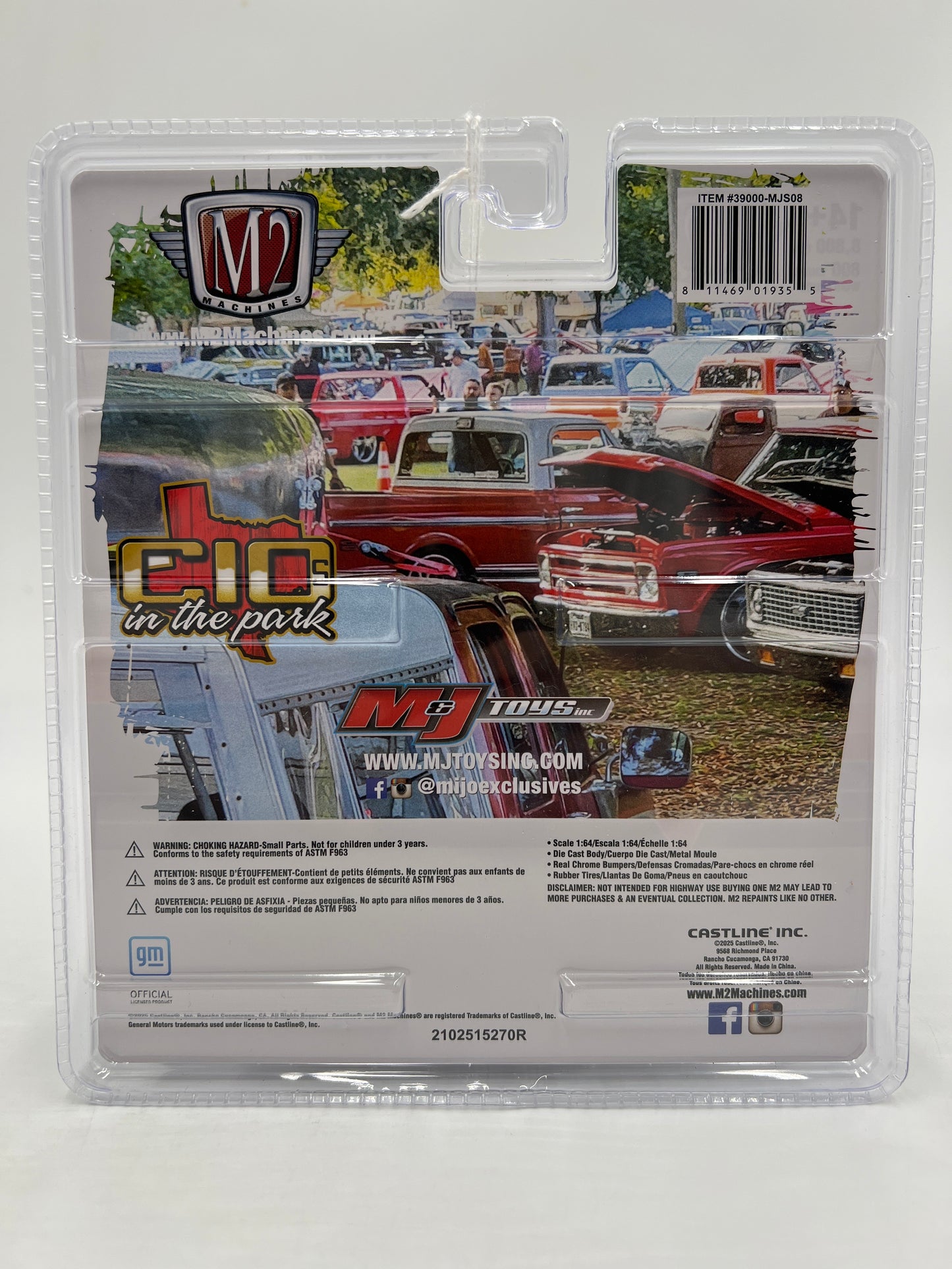 2025 M2 Machines Mijo Exclusives C10s In The Park 1975 Chevrolet Cheyenne Super 30 White MJS08 199G