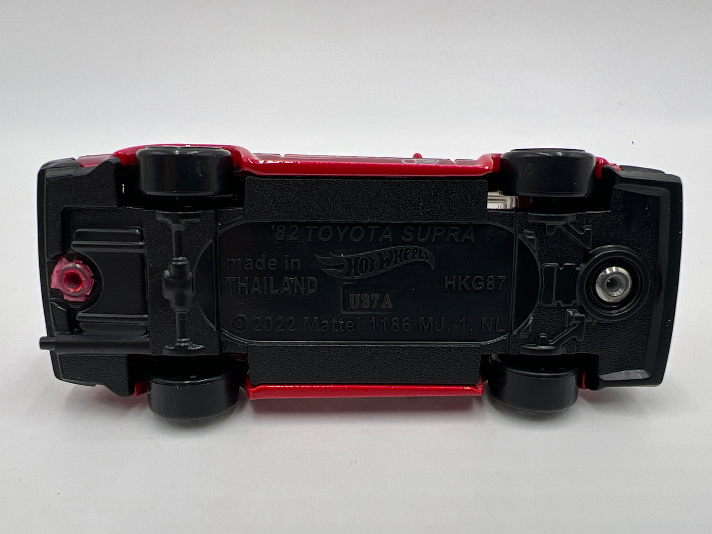 2025 Hot Wheels Silver Series Mattel 80th Anniversary Box Set 82 Toyota Supra Red Loose