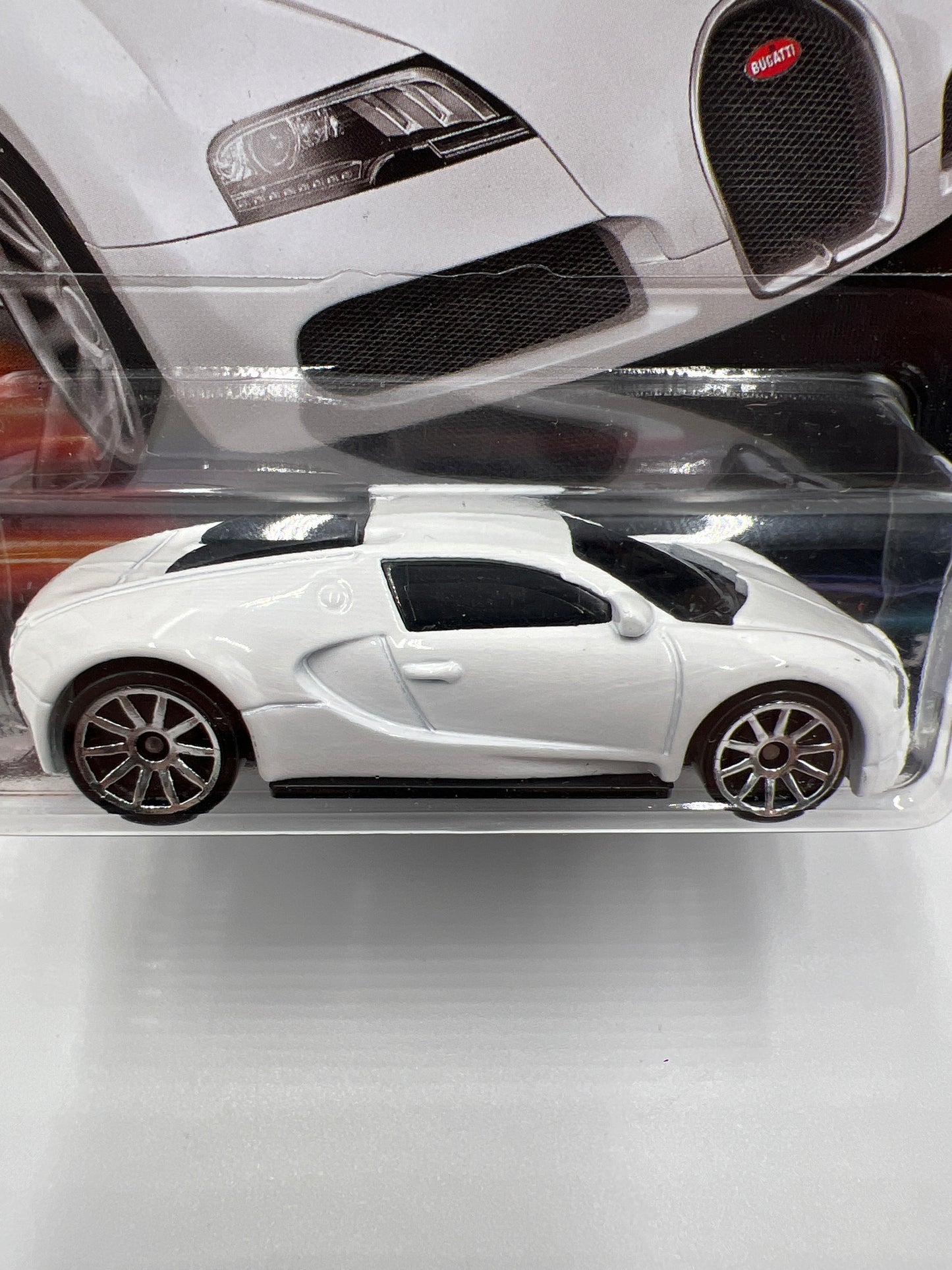 Hot Wheels Fast & Furious Series 3 #7 Bugatti Veyron White W/Protector