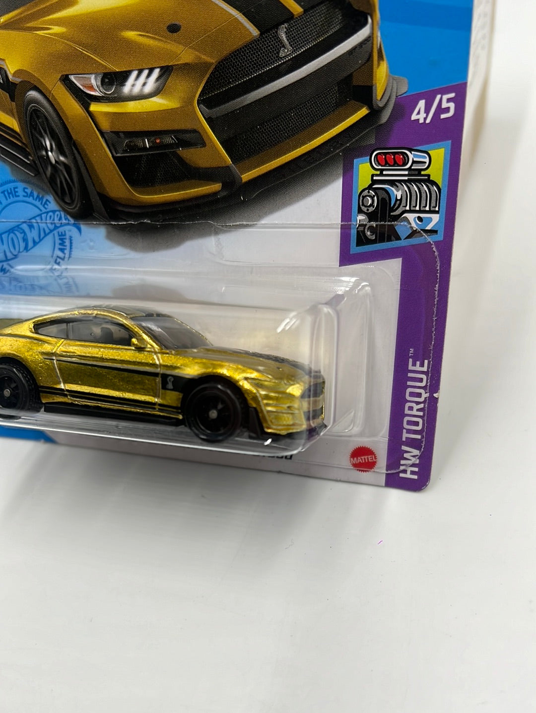 Hot Wheels 2021 Super Treasure Hunt 2020 Ford Mustang Shelby GT500 #143 W/Protector