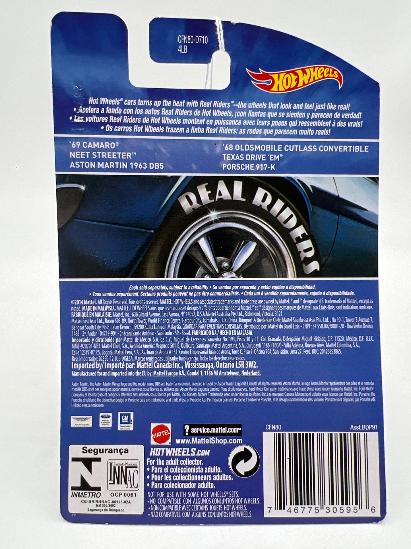 Hot Wheels Premium Real Riders #15 Aston Martin 1963 DB5 Green 244K