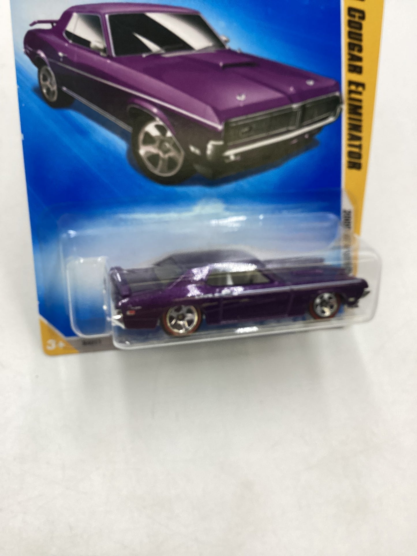 2009 Hot Wheels #008 69 Mercury Cougar Eliminator Purple Walmart Exclusive 235D