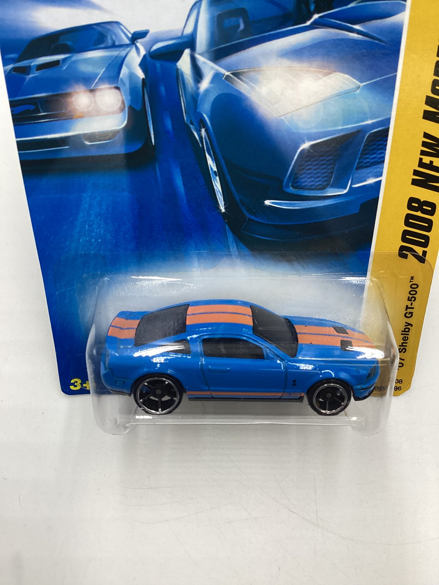 2008 Hot Wheels New Models #1 07 Shelby GT-500 Blue 23G