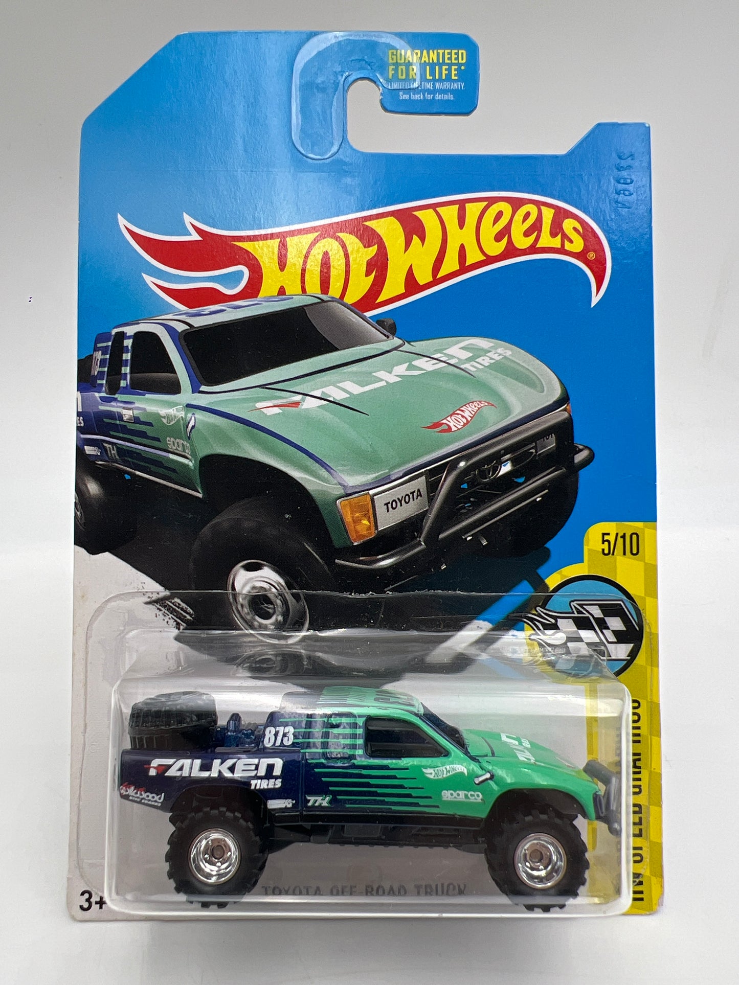 2017 Hot Wheels Super Treasure Hunt Toyota Off-Road Truck Falken