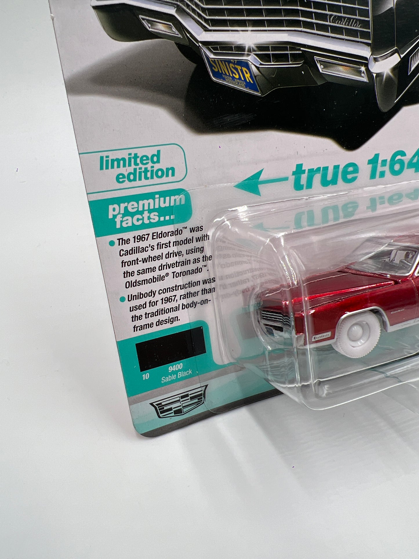 Auto World Ultra Red Chase Luxury Cruisers Release 1 Version A 1967 Cadillac Eldorado Red