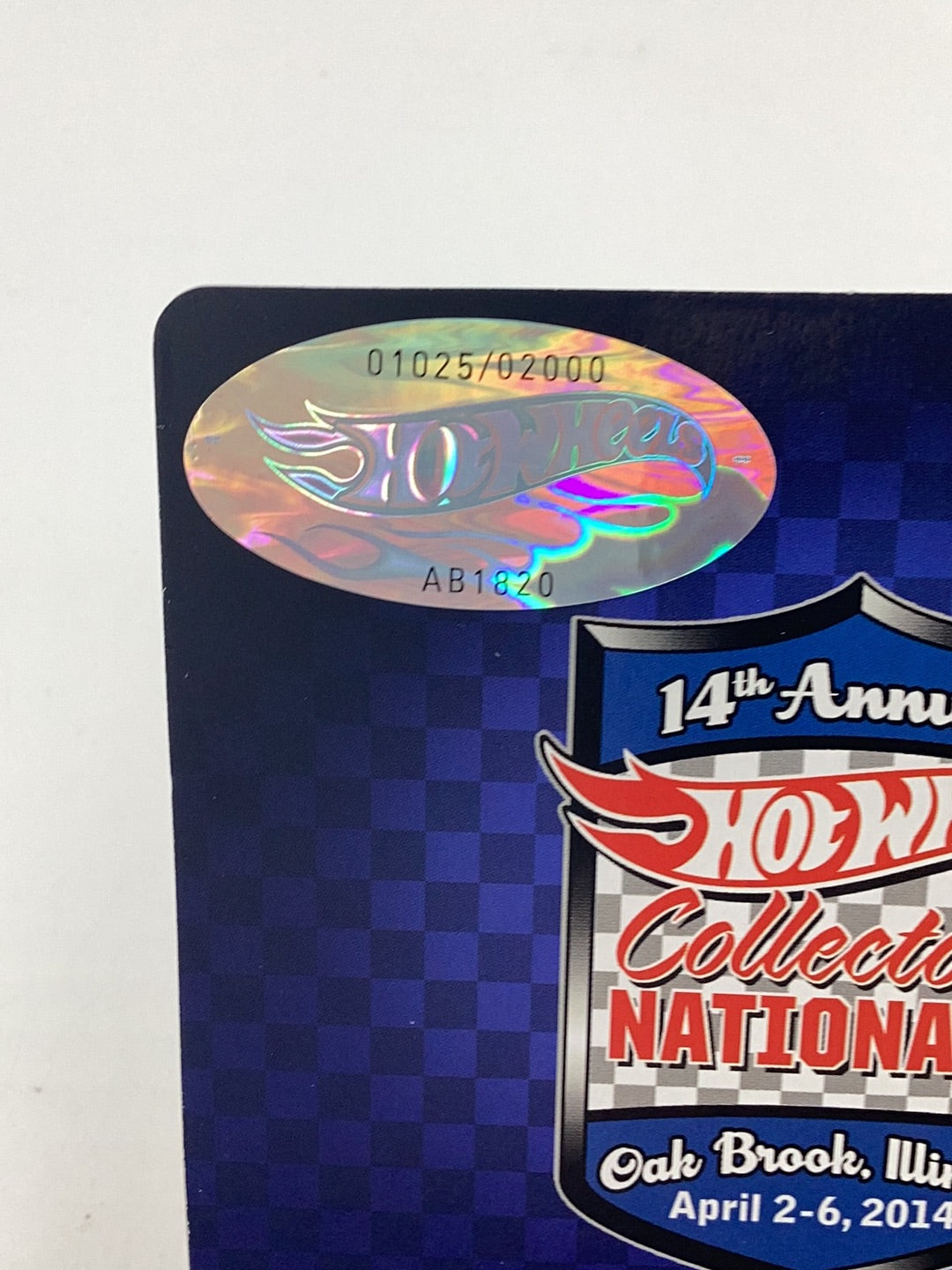 Hot Wheels 14th annual collectors nationals Rodger Dodger 1025/2000 with protector