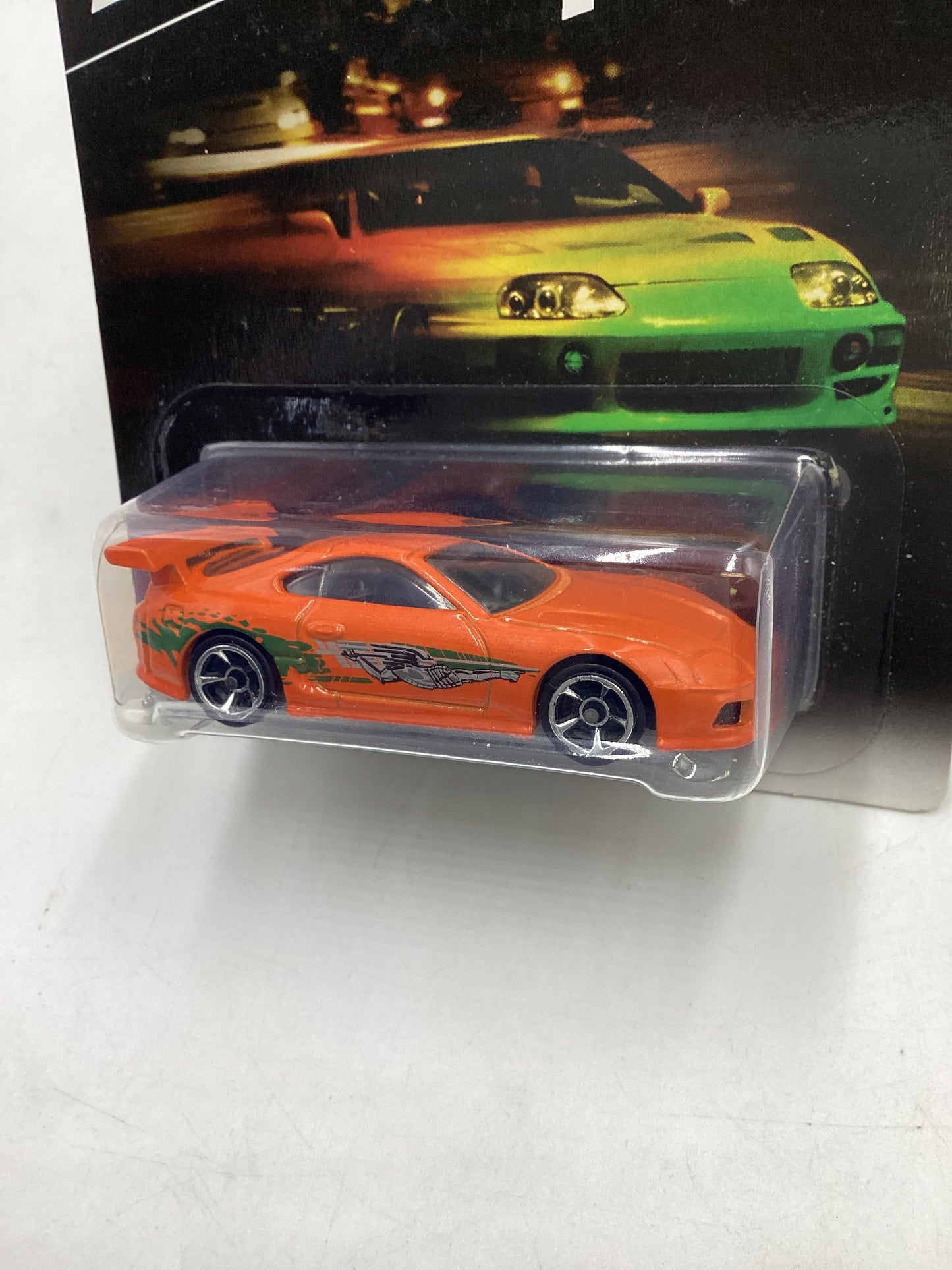 Hot wheels 2016 Fast and furious 94 Toyota supra orange #1 w/protector 69A