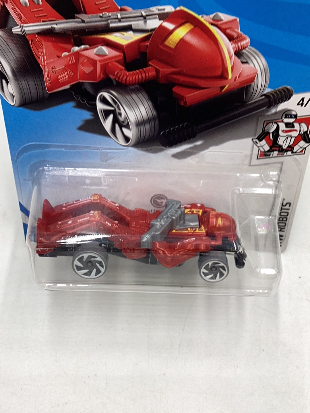 2018 Hot wheels Zombot Treasure hunt 277B small crack in blister