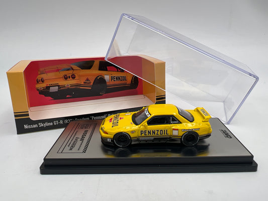 Inno64 x Pop Race Nissan Skyline GT-R R32 Pandem Pennzoil Retro Livery Concept
