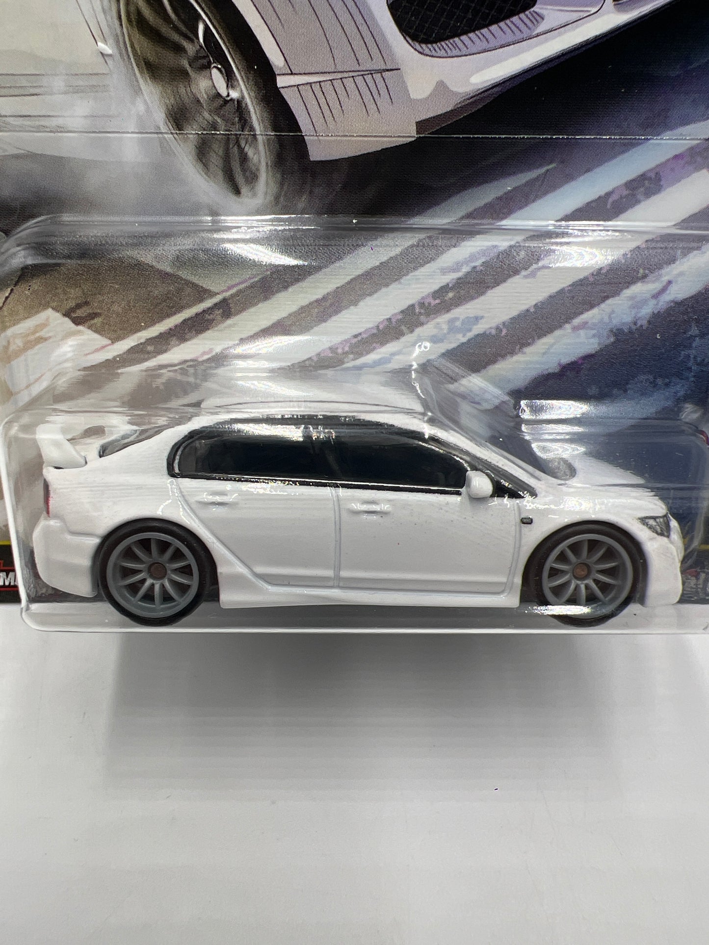 2025 Hot Wheels Premium Ronin Run II #2 07 Honda Civic Type R White