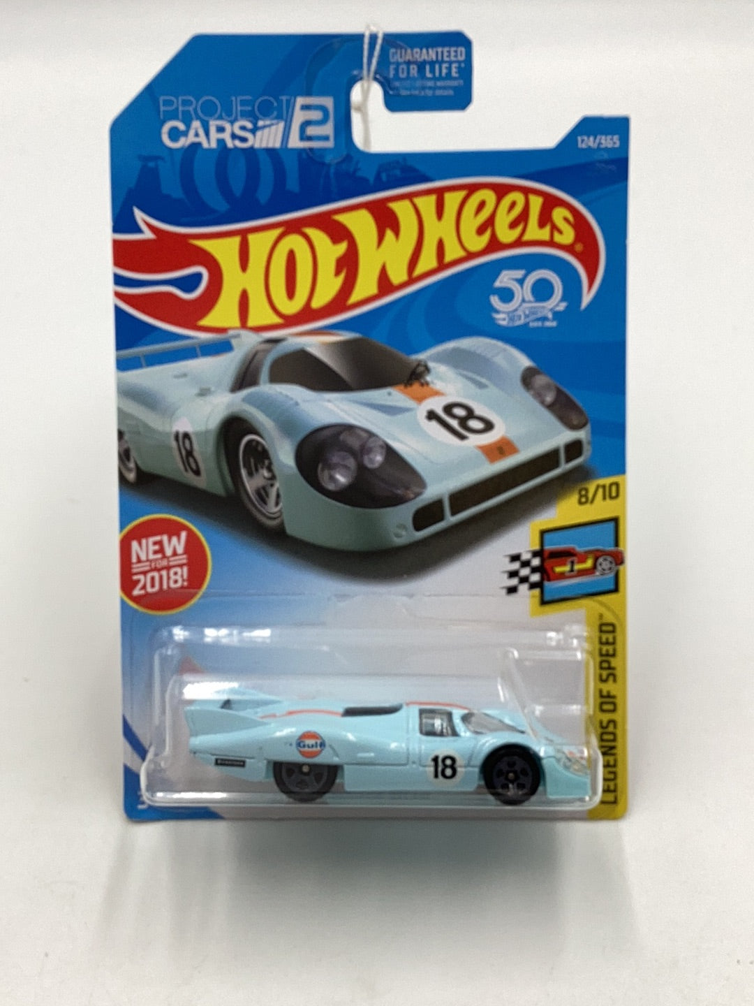 2018 Hot Wheels #124 Porsche 917 LH Gulf 101G