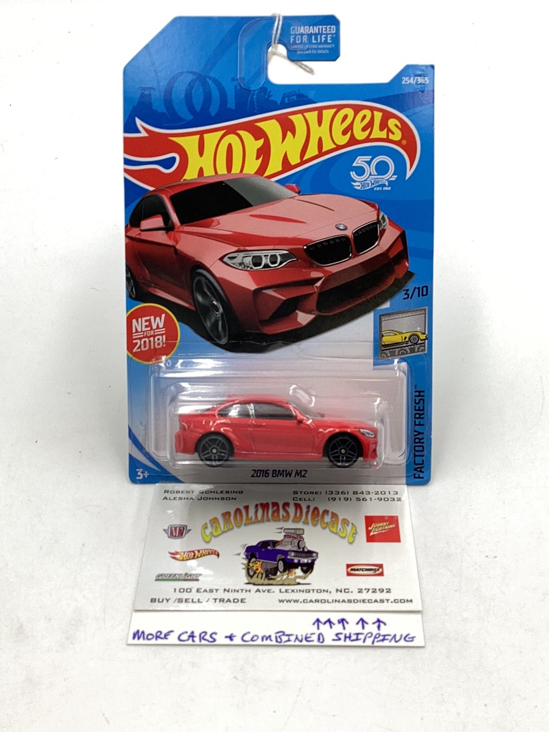 2018 Hot wheels #254 2016 BMW M2 #254