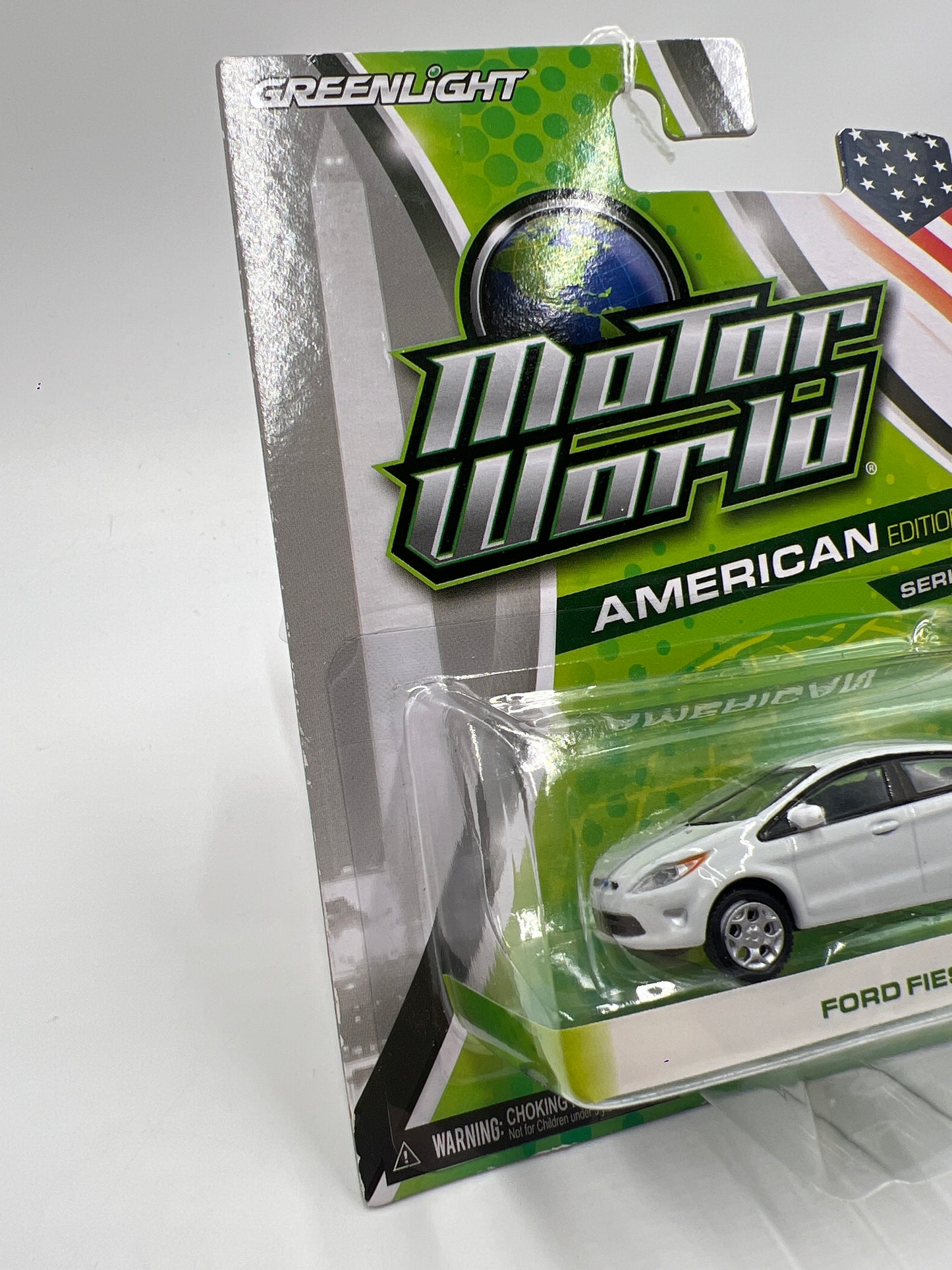 Greenlight Motor World American Edition Series 9 Ford Fiesta White