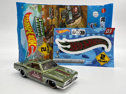 2024 Hot Wheels Mystery Models Series 2 #3 CHASE 68 Plymouth Barracuda Formula S Green