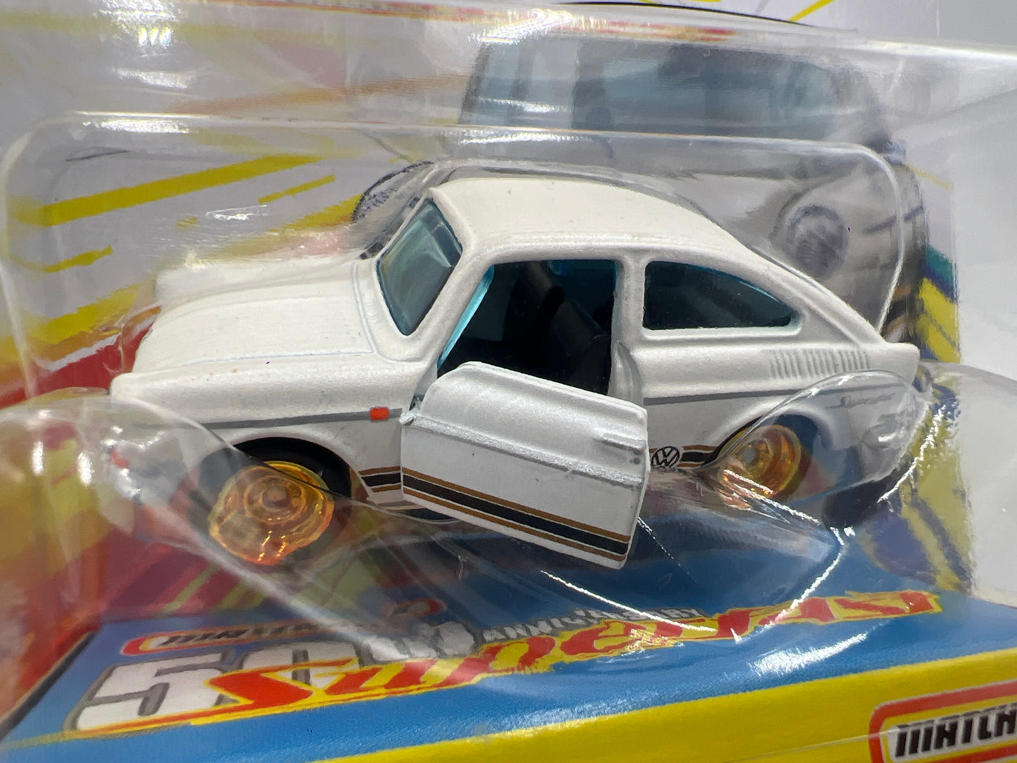 Matchbox 50th Anniversary Superfast #10 65 Volkswagen Type 3 Fastback White 173H