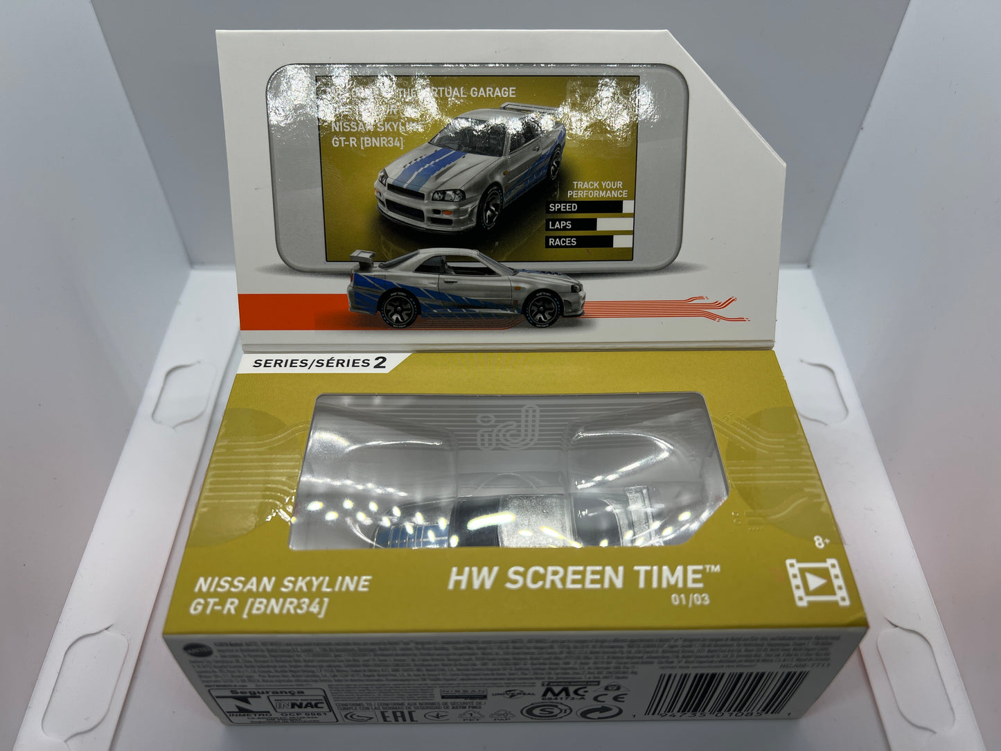 Hot Wheels ID Fast and Furious Nissan Skyline GT-R BNR34 Opened