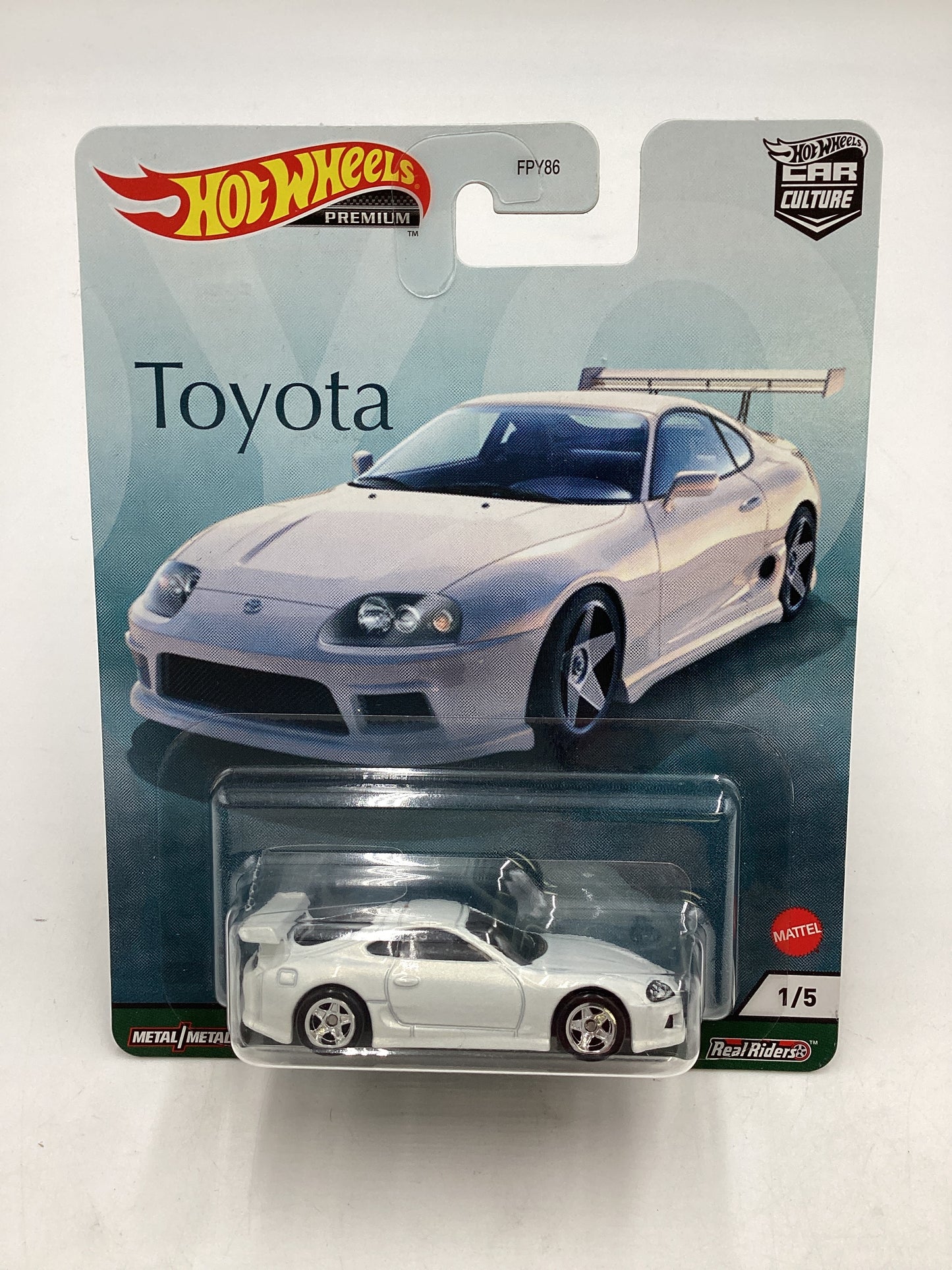 Hot wheels CC Toyota Set 1/5 Toyota Supra with protector