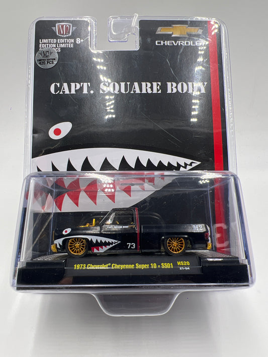 M2 Machines Hobby Exclusive CHASE 1/420 Capt Square Body 1973 Chevrolet Cheyenne Super 10 SS01 HS20