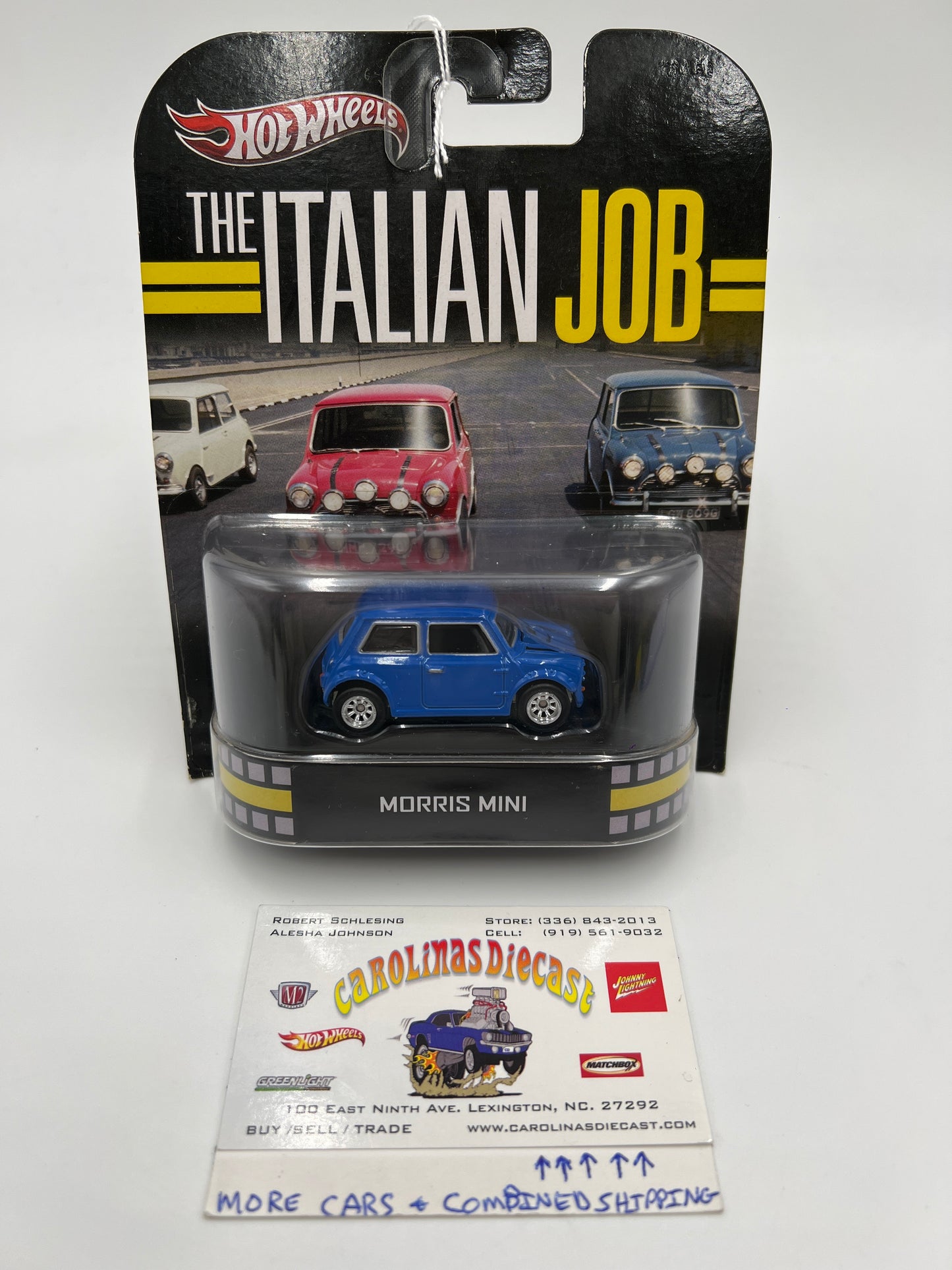 Hot Wheels Retro Entertainment The Italian Job Morris Mini Blue 243D