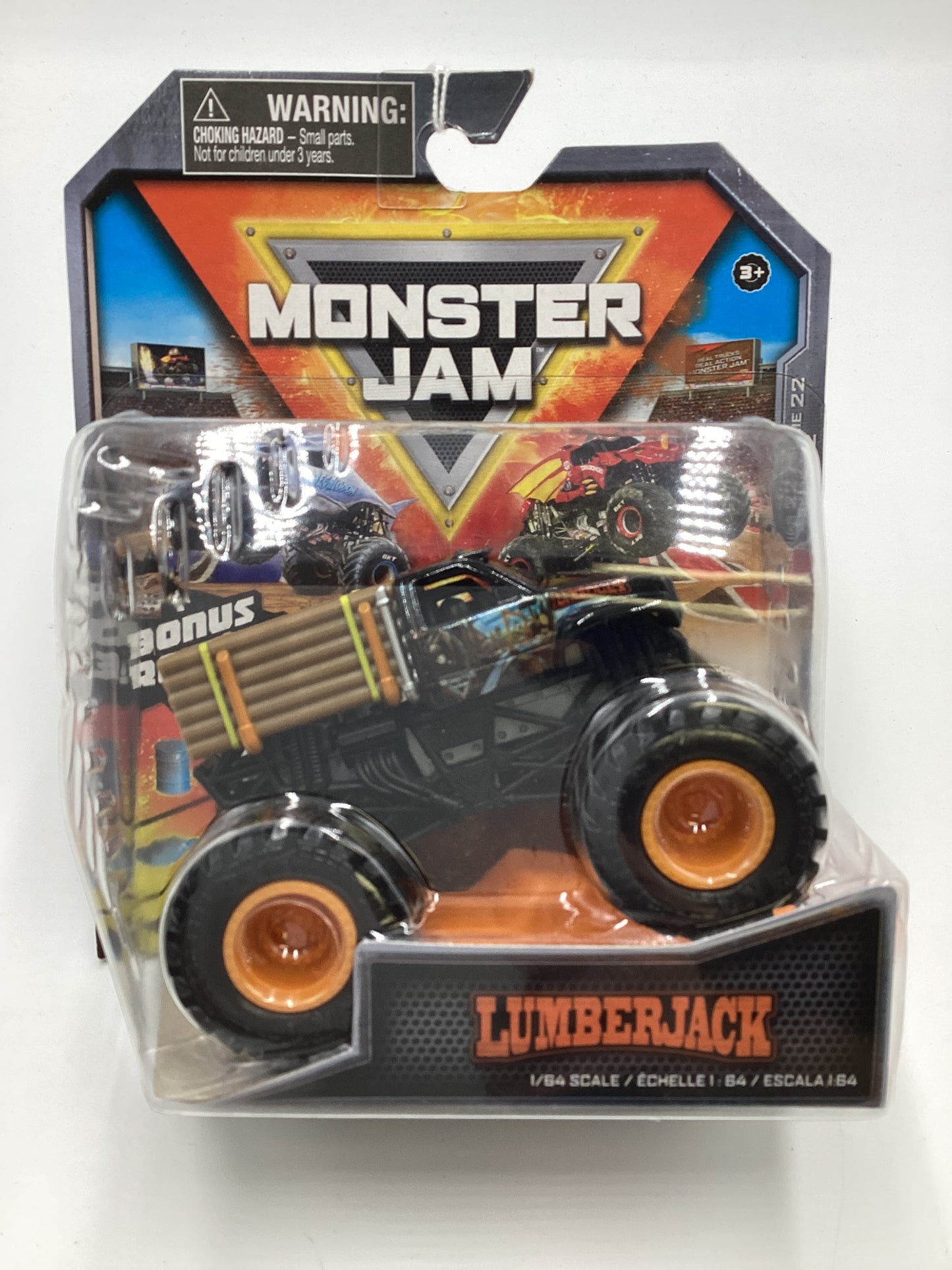 2022 Monster Jam Series 22 Lumberjack Black 127D