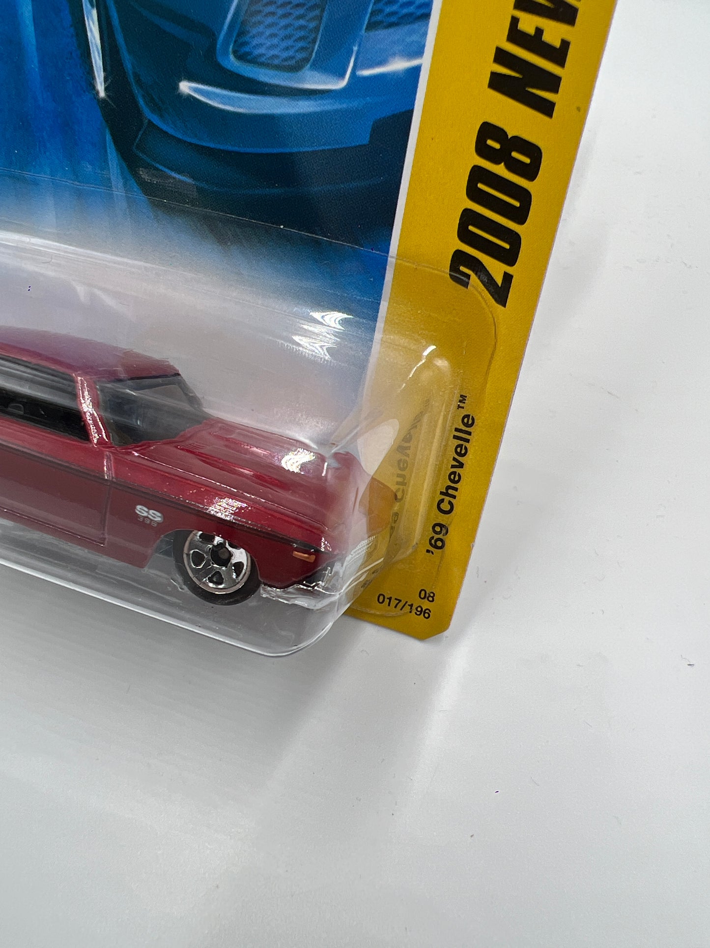2008 Hot Wheels New Models #17 69 Chevelle Red 5D