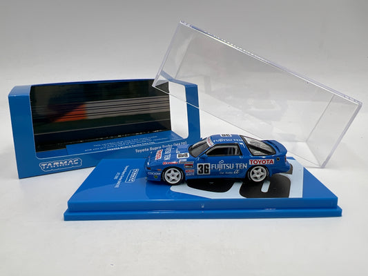 Tarmac Works x Hobby 64 Toyota Supra Turbo MA70 JTC 1990 Blue