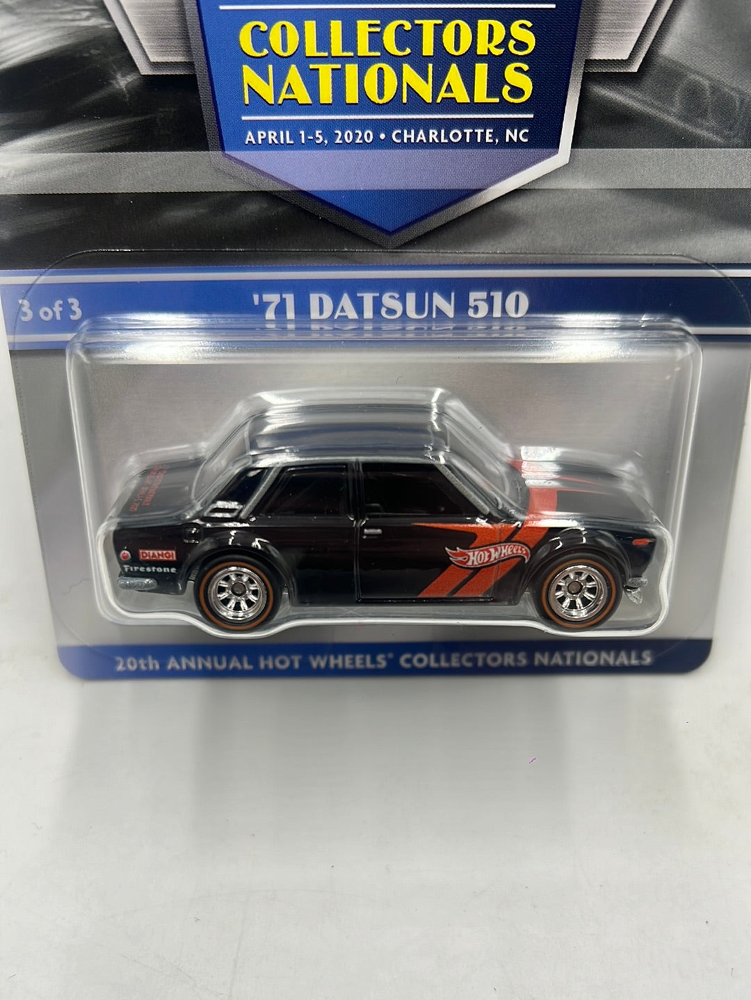 2020 Hot Wheels 20th Annual Collector Nationals ‘71 Datsun 510 Low Number 209/5000