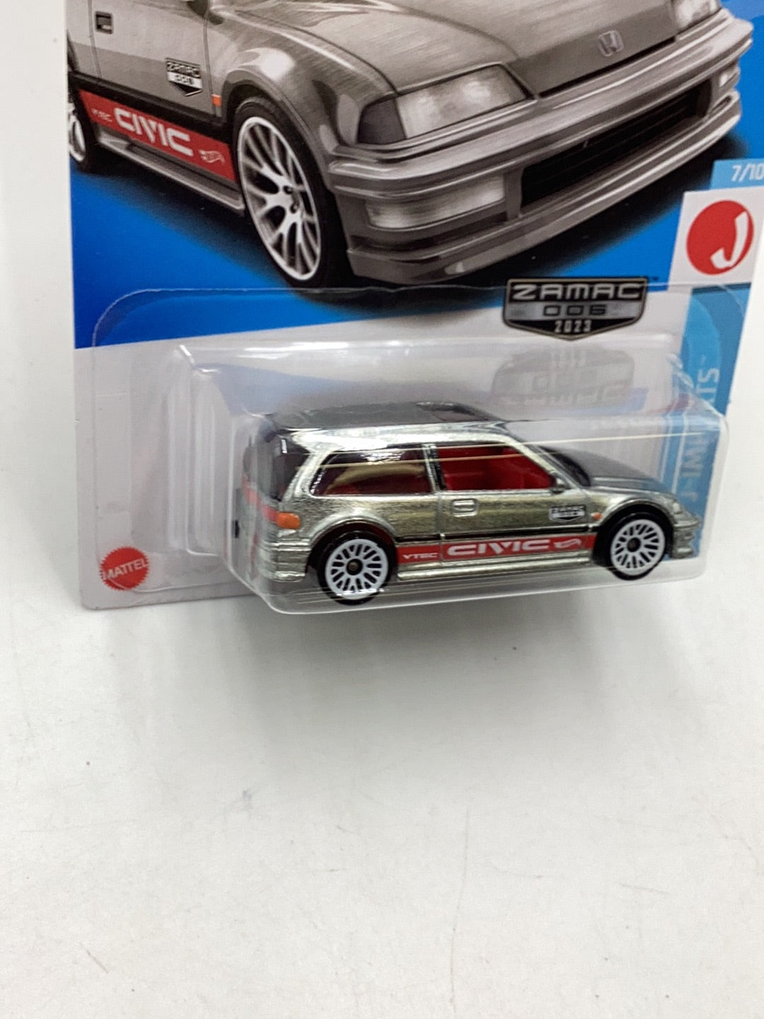 2023 hot wheels H case #96 90 Honda Civic EF Zamac #6 with protector