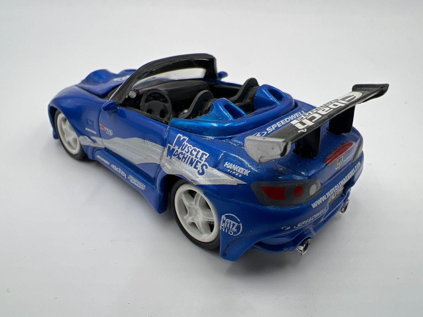 Muscle Machines 1/64 Import Tuners 00 Honda S2000 Blue Loose