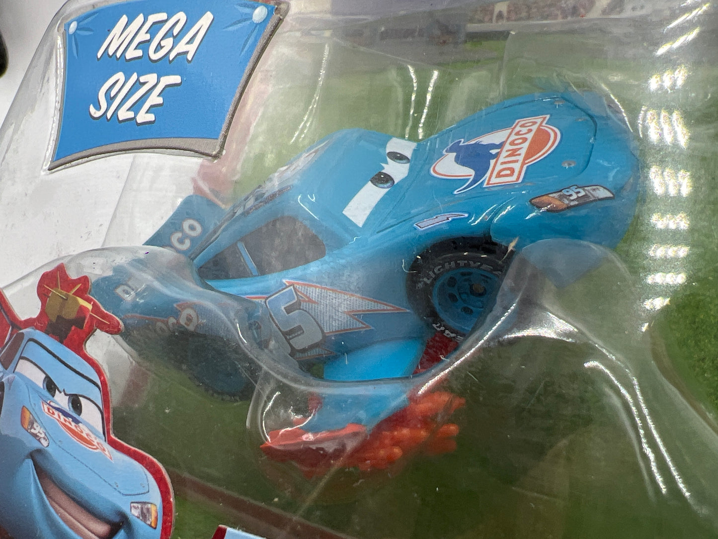 Disney Pixar The World Of Cars Race O Rama #1 Mega Size Lightning Storm Lightning McQueen