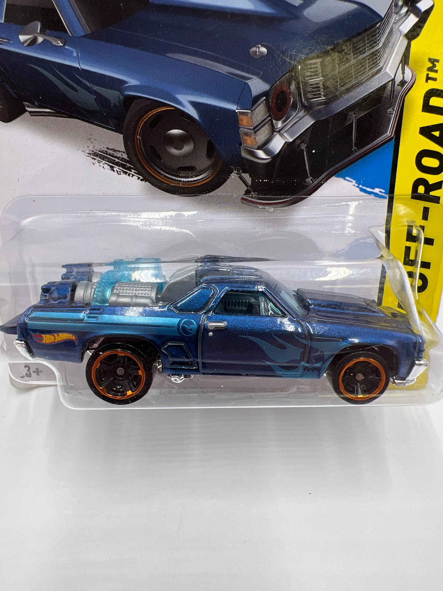 2014 Hot Wheels HW Off-Road #116 Treasure Hunt Custom 71 El Camino Blue 274H