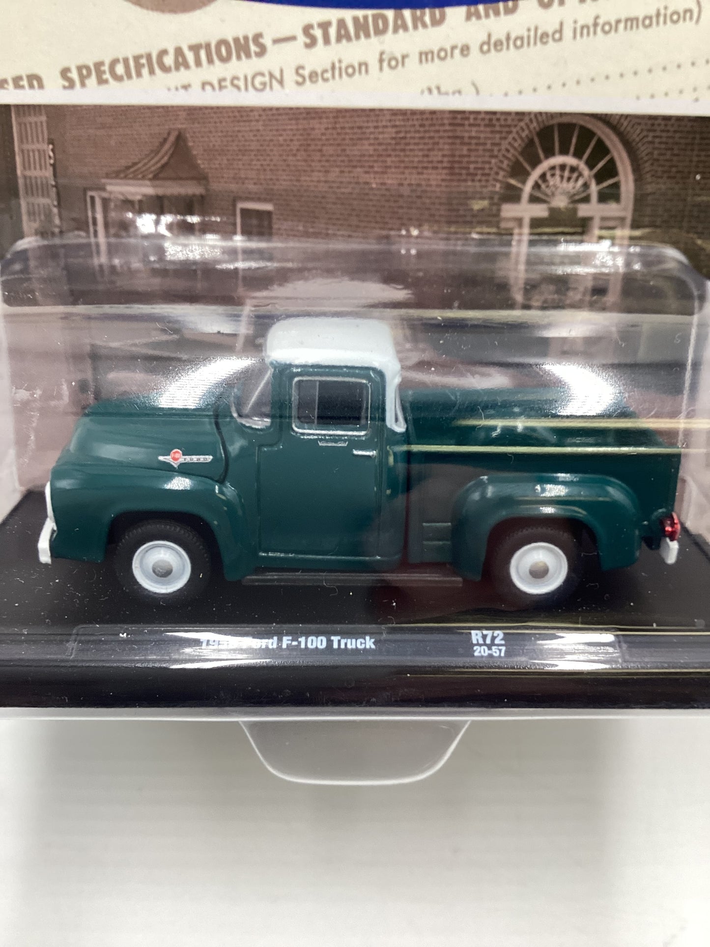 M2 Machines Auto Driver Ford 1956 Ford F-100 Truck Forest Green R72 190B