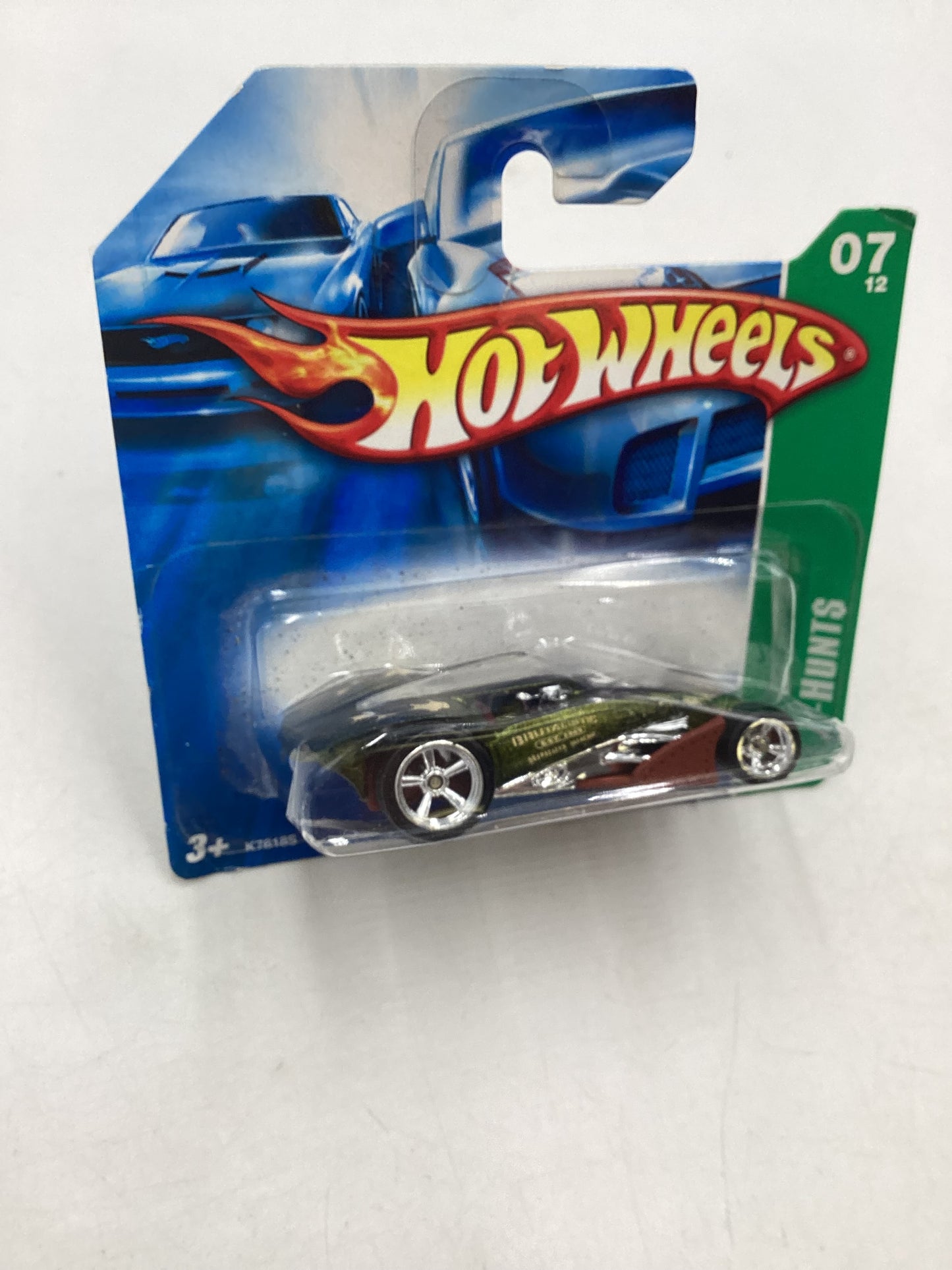 2007 Hot Wheels Super Treasure Hunt #127 Brutalistic Short Card with protector