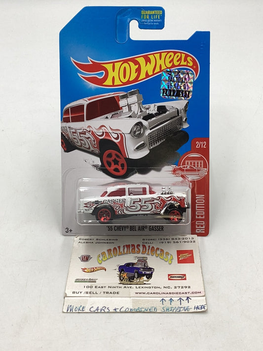 2017 hot wheels red edition 55 Chevy Bel Air Gasser target exclusive factory sealed W/Protector