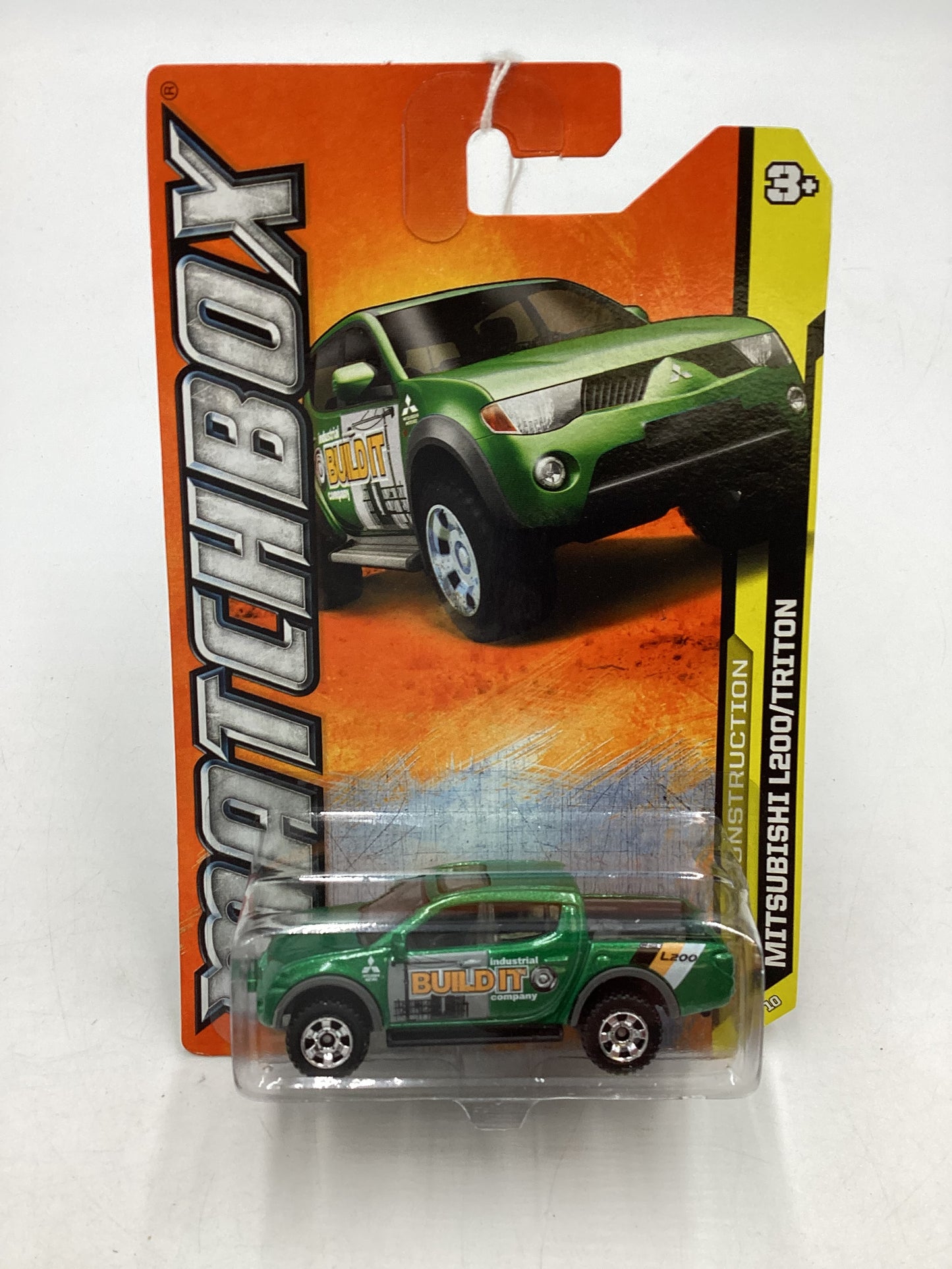 Matchbox #5 MBX Construction Mitsubishi L200/Triton Green 208E