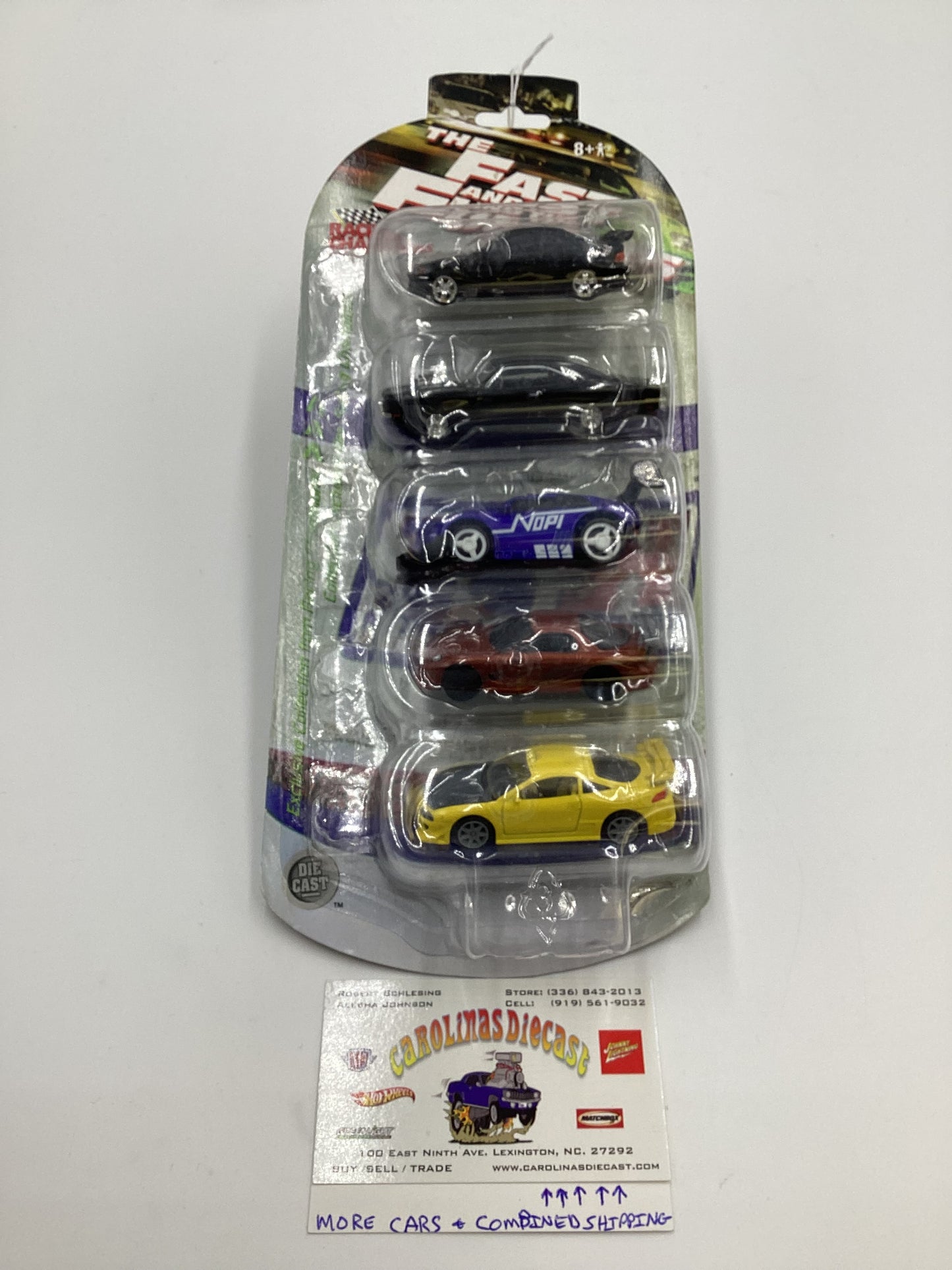 Racing Champions The Fast and Furious 5 Pack Charger/Civic/Eclipse/RX-7/Racer