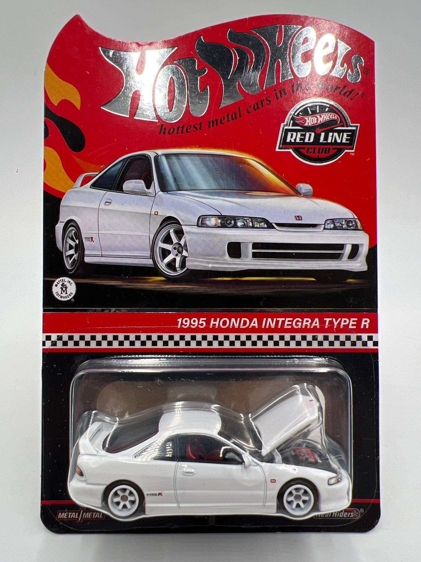 Hot Wheels RLC 1995 Honda Integra Type R White W/Protector