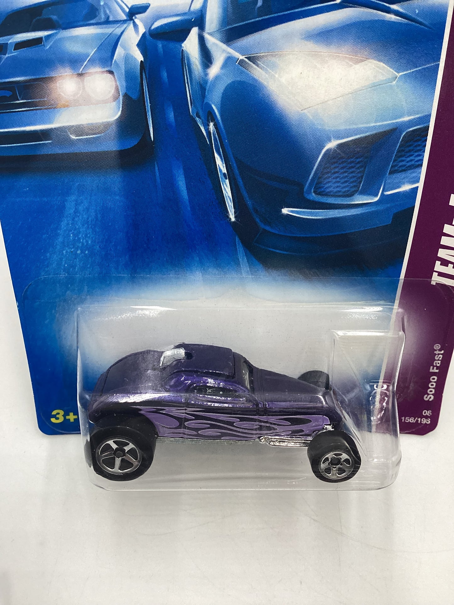 2008 Hot Wheels HW Team: Engine Revealers #156 Soooo Fast Purple