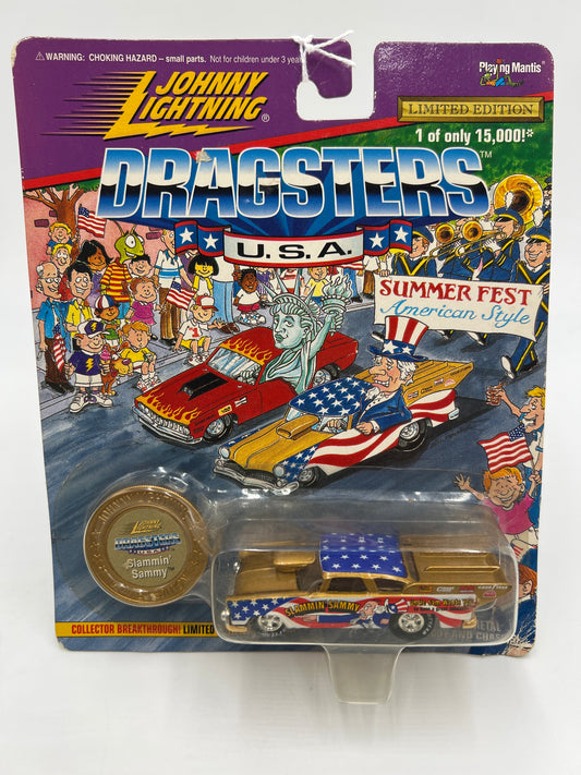Johnny Lightning Dragsters USA #8340 Slammin Sammy Gold 186C