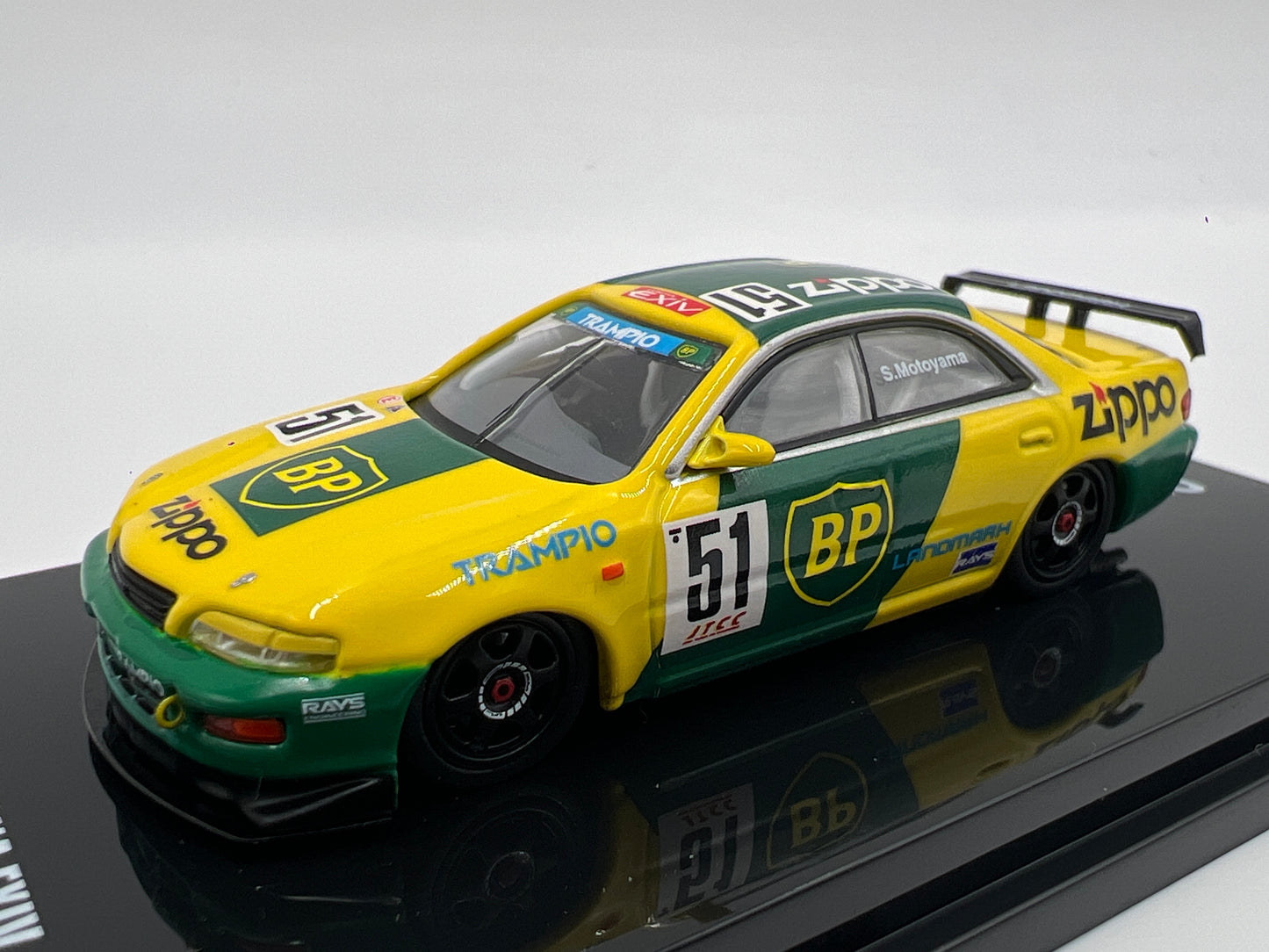 Inno64 1/64 Toyota Corona EXIV #51 Object T Trampio Zippo JTCC 1995 Green/Yellow