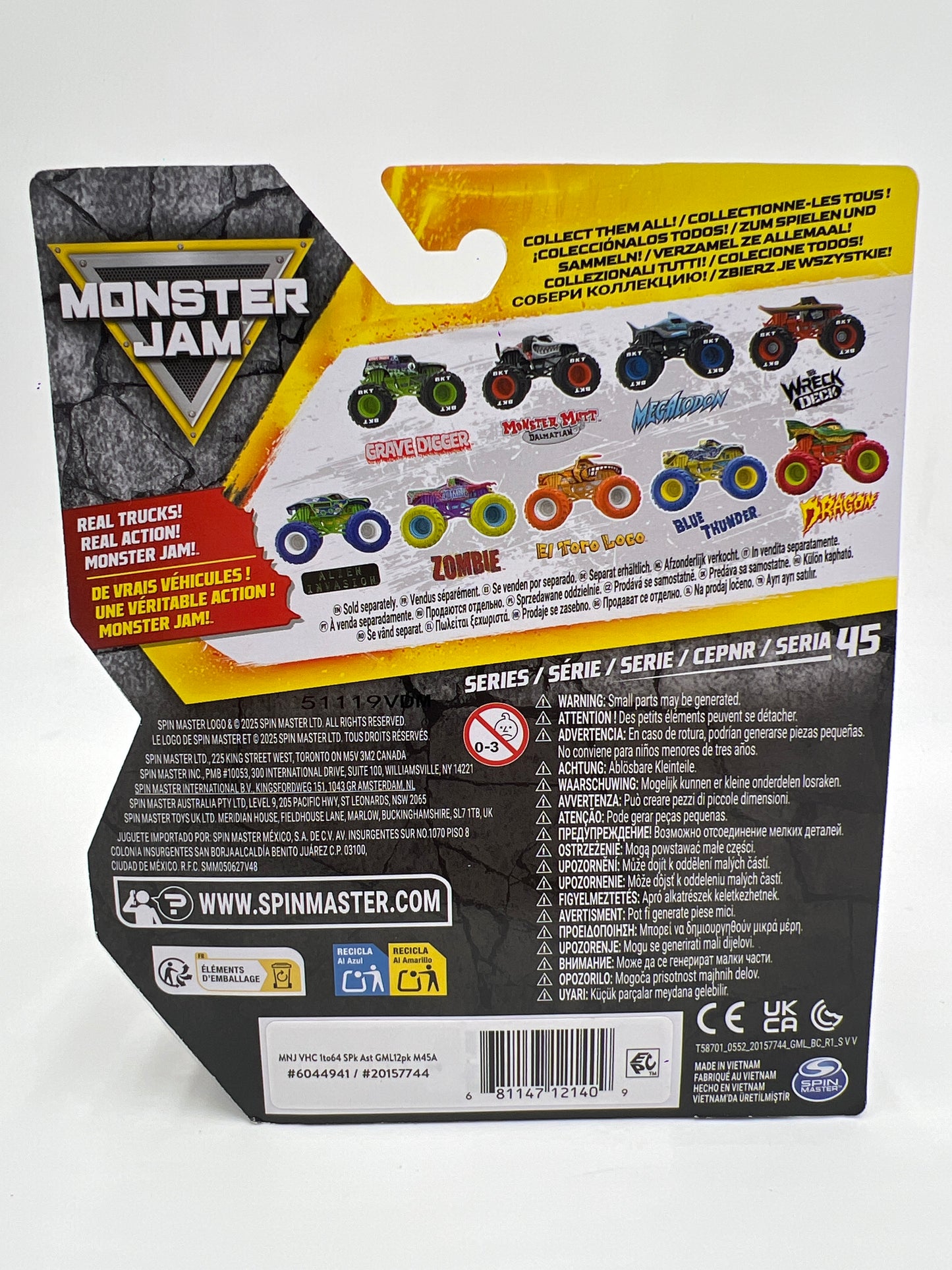 Monster Jam Series 45 Arena Favorites Avenger 124D